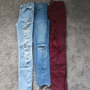 Torn Jeans Bundle of 3